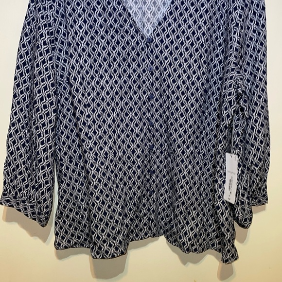 Liz Claiborne Cotton Rayon Top XXL NWT - Picture 8 of 9